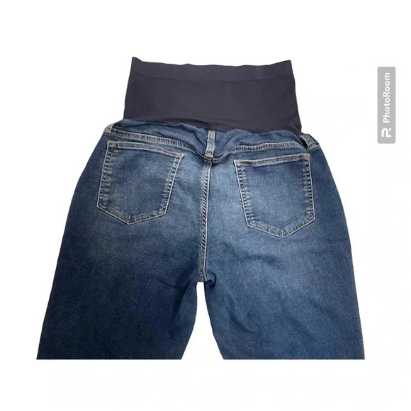 Maternity Women’s Denim Blue Pull-On Jeggings by A Glow Size 14. Super soft! - Picture 4 of 9